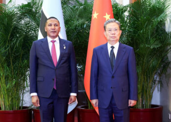 Zhao Leji Ya Gana Da Shugaban Kasar Botswana Da Shugaban Majalisar Ministocin Kasar Togo